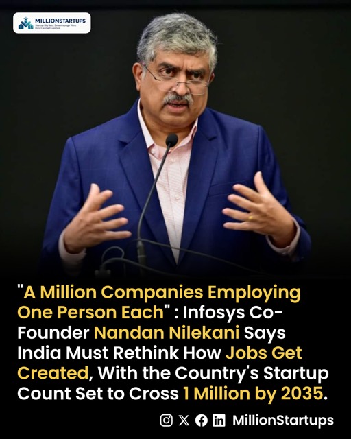 Poster: Nandan Nilekani on India's startup future