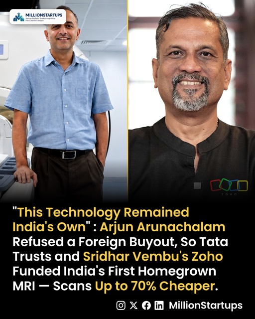 Poster: the founder who refused to sell India's first homegrown MRI